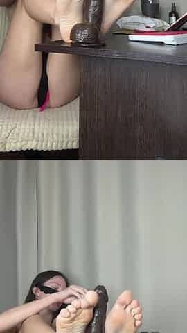 Petting with Big White Feet BBC