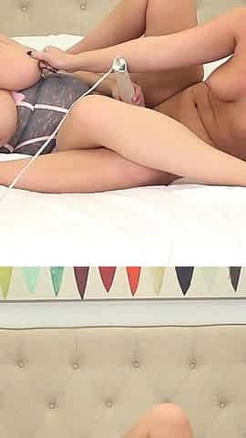 Voluptuous Alex Chance Loves That She Gets Maddy to Play with Live on Camera