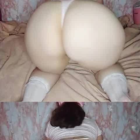 Cute concupiscent angel shows off her thicc butt & haunches in belt!????