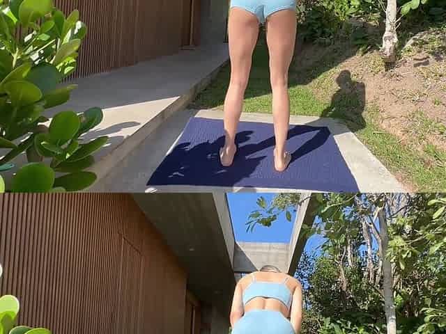 Perfect ass teen wanted to do yoga, but he wanted sex POV