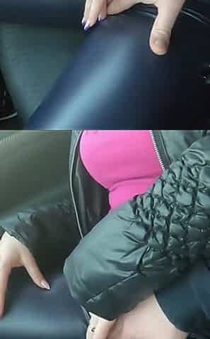 Blow-job in the Woods with My Husband Friend, Down-jacket Fetish 249