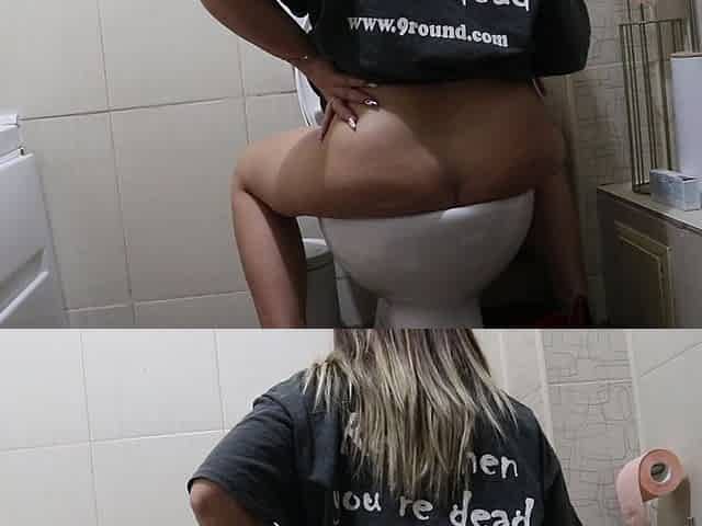 Farting in Toilet