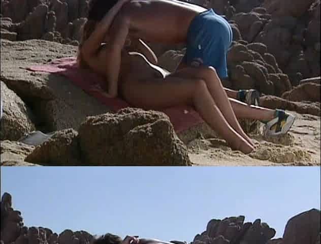 Fit Couple Has Passionate Outdoor Sex on the Beach