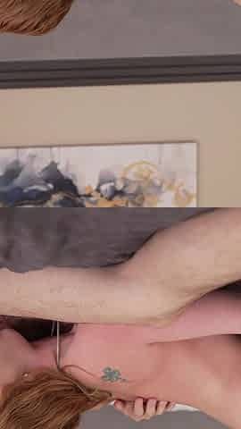Petite Redhead Tries the Pile Driver for the First Time