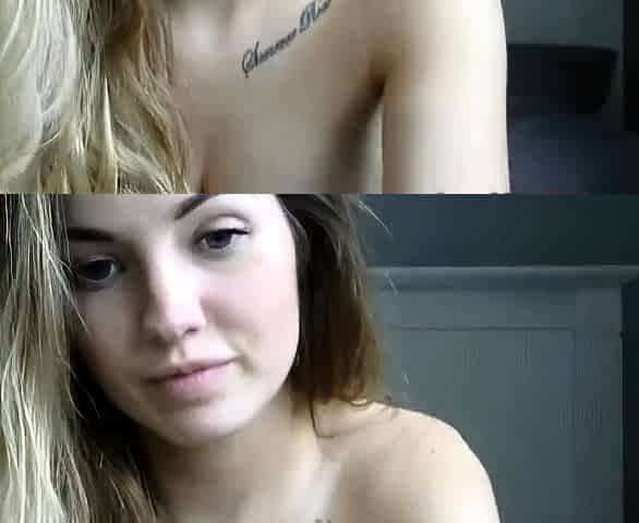 Big-Nipple Amateur Shows Off Her Hot Tits on Webcam