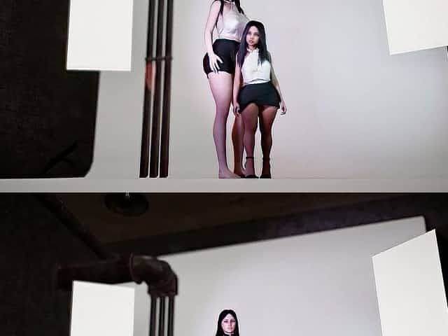 Two Beautiful Models Exchange Height and Boobs - Trait Thief Breast Expansion - Growing Woman