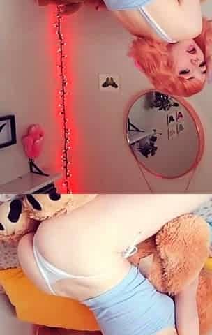 Beauty Amateur Redhead Teen make Perfect Blowjob