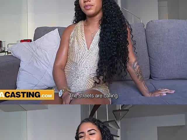 Charmaine Laine - Big Booty Brazilian Gets Pussy Stretched By Horny Casting Agent