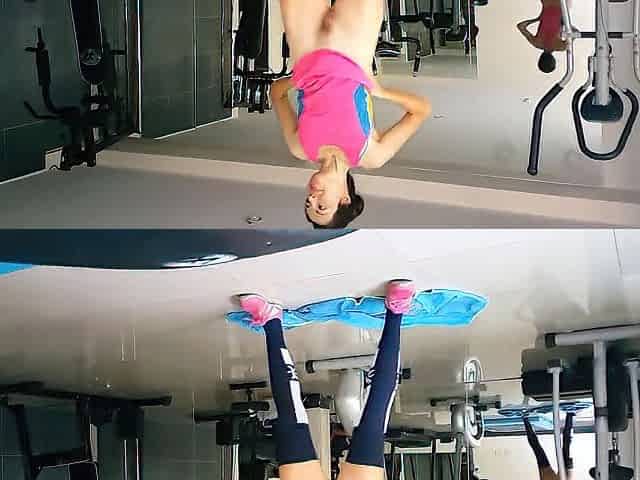 Risky NO PANTS Exercises at PUBLIC Residential GYM # Stripped GYM workout:)