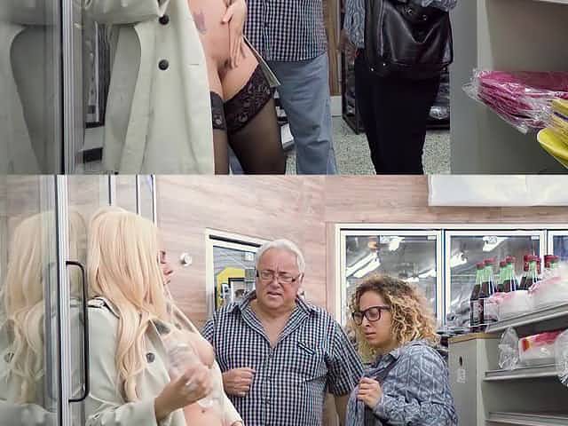 Busty blonde anal fucked in extra harsh modes