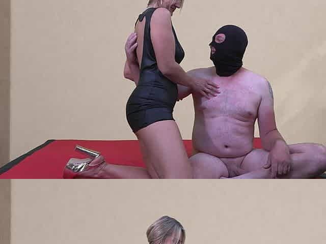 Blonde Busty Babe Isabella Gets Fucked by Masked Man