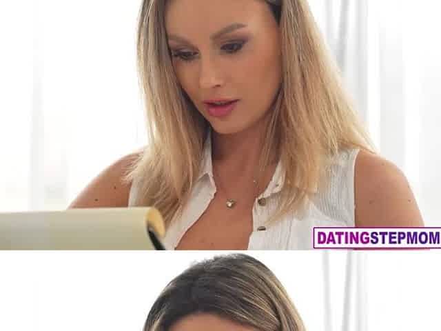 Pretty Ukrainian step mommy cougar thought her stepson didn't like her
