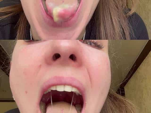 Mucus & Spit Overflow Extreme Close-up Fantasy