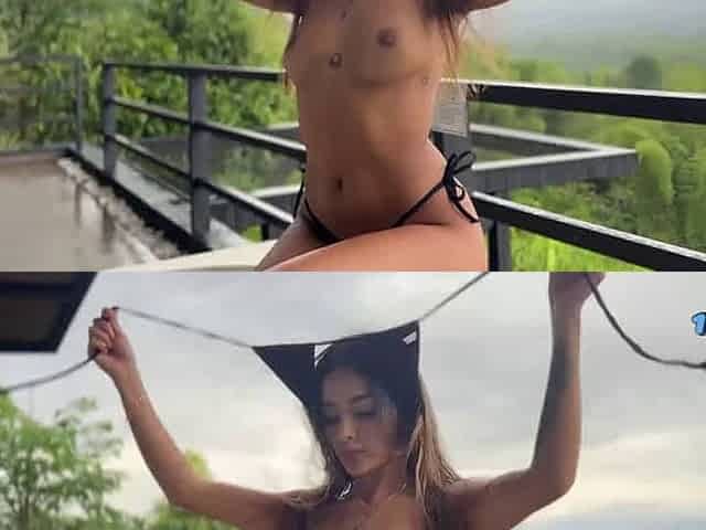 My diminutive Colombian honey gives a public DT while railing big cock - off the hook HD porn!