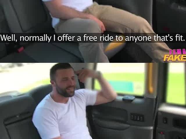 Hardcore Banging ends with a Large STICKY FACIAL - Female Fake Taxi