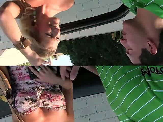 MOFOZO.com - Blond mother I'd like to fuck Is Sucking A Total Stranger