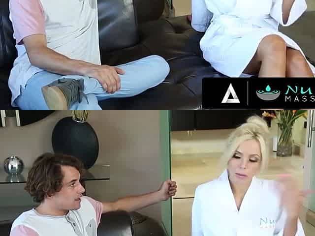 Nina Elle And Tyler Nixon - Big Titties Milf Spoils Her Stepson With A Naughty Nuru