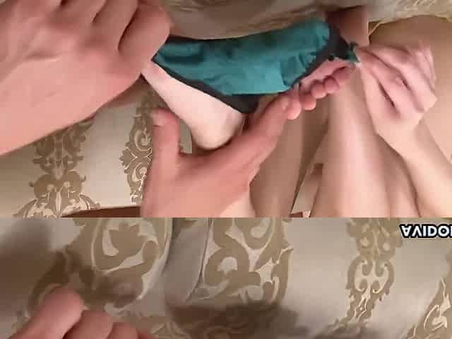 Japanese Brunette Got Fingered