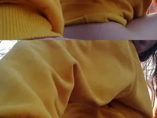 Outdoor Anal Fingering Solo
