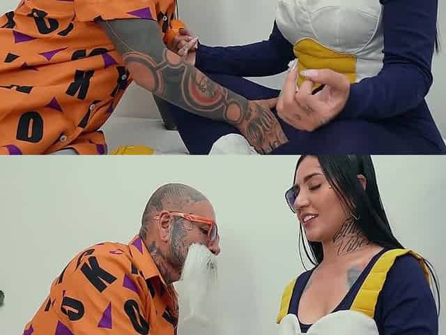 Master Roshi Fucks Hard And Uncensored Female Vegueta Dragon Ball