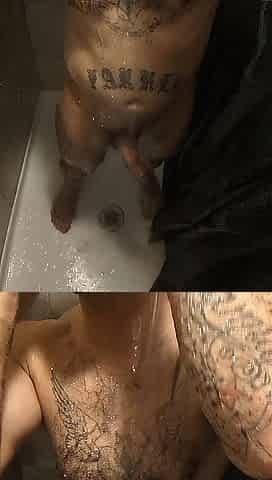 Watching Dad take a shower