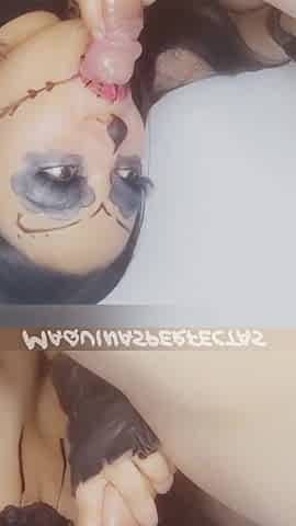 THIS IS HALLOWEEN... FELLATIO AND UNFATHOMABLE MOUTH, CUM FOR HER