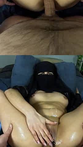 POV Oiled Missionary Mia Niqab