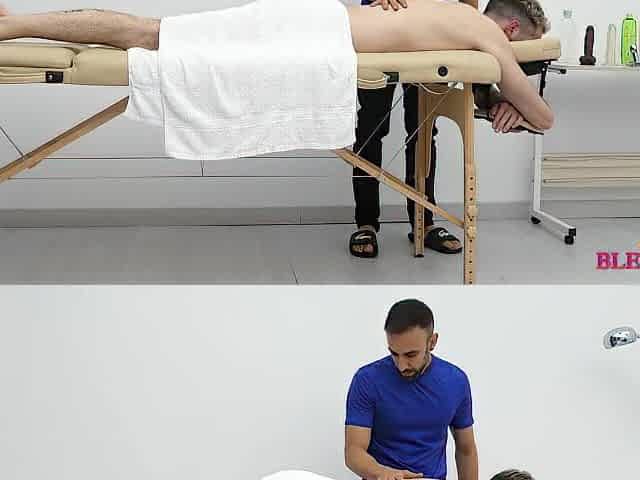 Massage with a cheerful ending