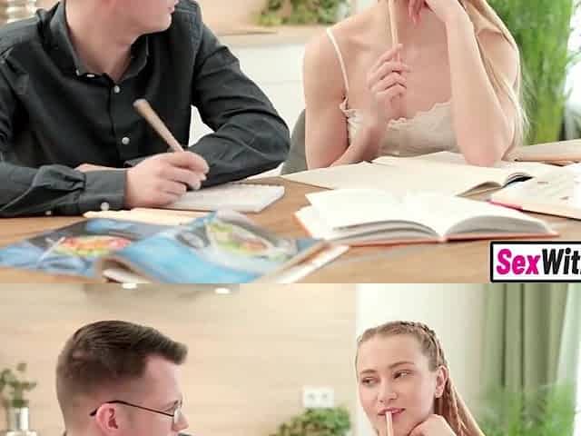 Russian Stepsister Fucks Nerdy Stepbro With Sam Bourne And Ivi Rein