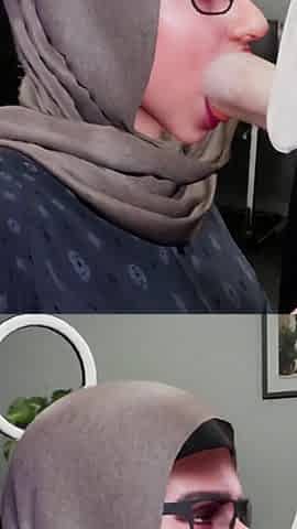 Muslim Hijab Girl Hard Fucked in Her Asshole