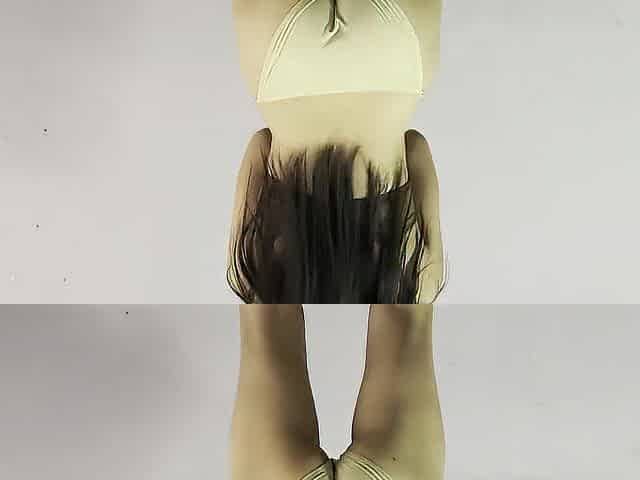 Homemade workout with beloved panty
