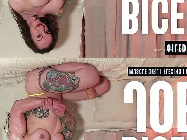 Oiled Up Bicep Job - full vid in my store!