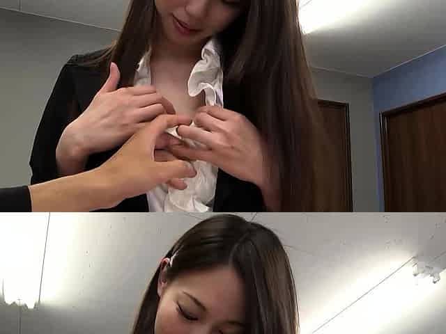 Petite Japanese Office Girl seduce her Nerd Co-Worker