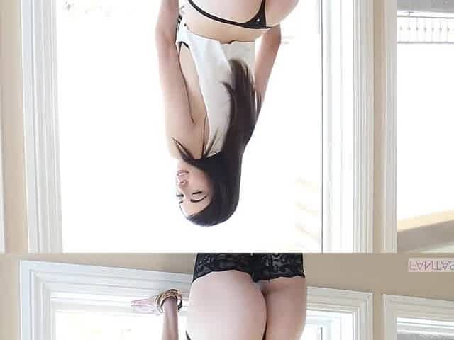Emily Grey Can Barely Fit Plump Ramrod Between Taut Hole
