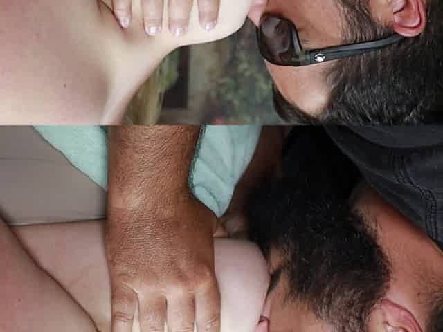 Sucking the Milk Out of My Huge Tits
