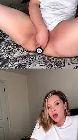 Stacked brunette goes solo toys and masturbation