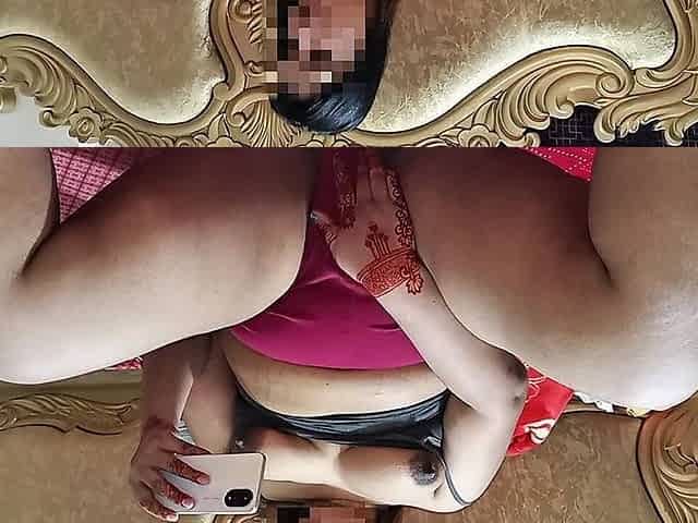 Horny Desi MILF Bhabhi Watches Porn and Masturbates to Orgasm - Real Amateur Solo