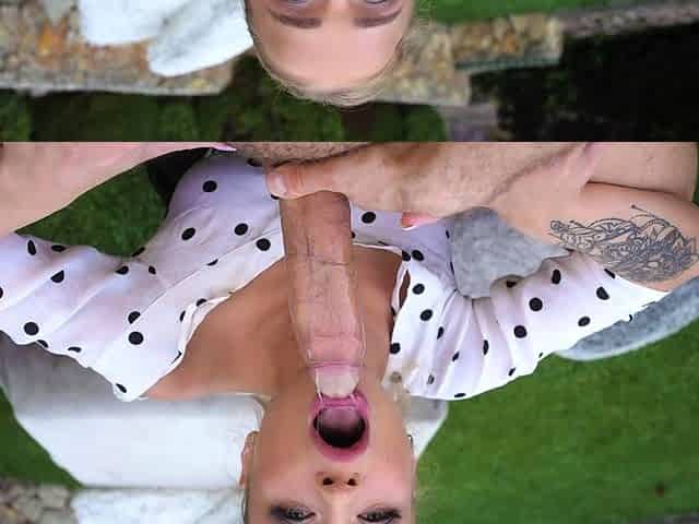 Sexy Blonde Blowjob Whore Rides Cock Hardcore