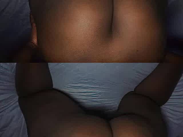hawt black had a sexy doggy after masturbating