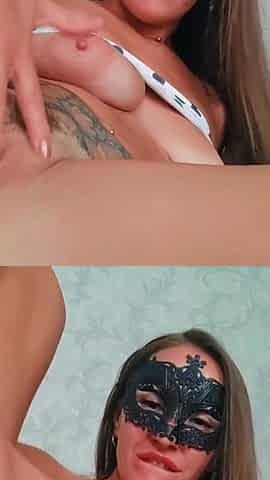 Playing with my pussy fingers I got a hot squirting orgasm
