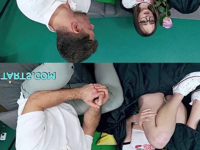 OMG! Nerd cutie with hungry ass gets REAL BOOTY SLAM