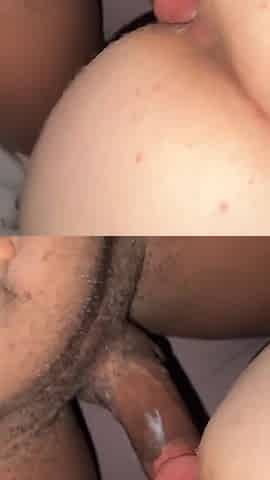 Thick White Girl Riding Dick