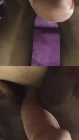 MILF in Stockings Make Feet Job and I Get Cumshoot on My Feet