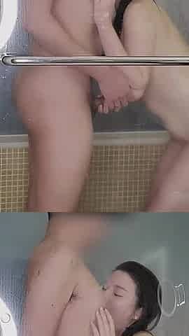 Hot Sex in Shower and Thick Cum on Face with Nico Love
