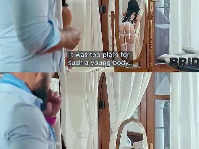 BRIDE4K. Kama Oxi was screwed on the wedding salon