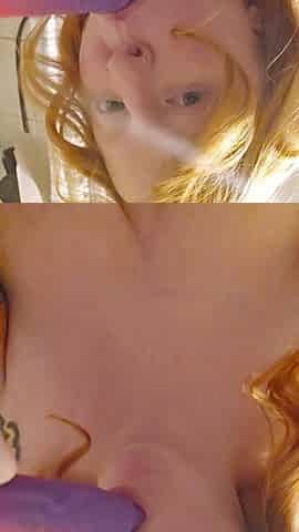 Redhead Sex-toy Deepthroat Training (2025 Goals - Day 1)