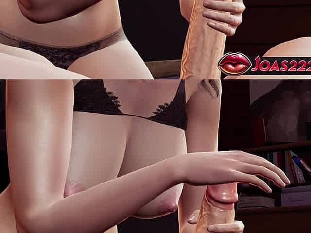 Saki the Anime Girl in 3D Hentai - Dick Glans Hands Teasing, Thrilling Sitting Sloppy Blowjob Swallowing, and on Top Titfuck