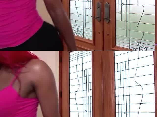 The dance try-out takes a turn one time the thick ebony women use the lesbo ding-dong