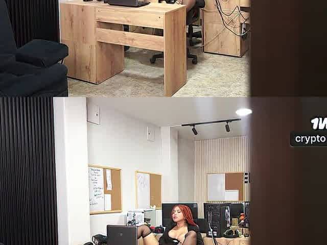 OH NO! - Secretary ends up getting drilled by her boss after this guy sees her masturbating