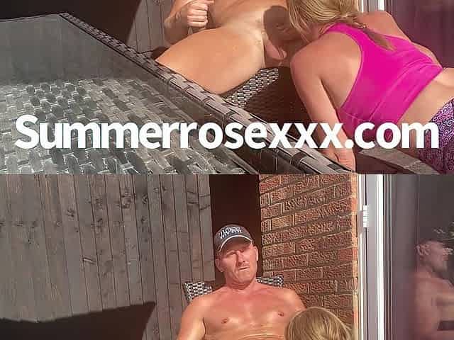 Next door neighbor caught me with my knickers down